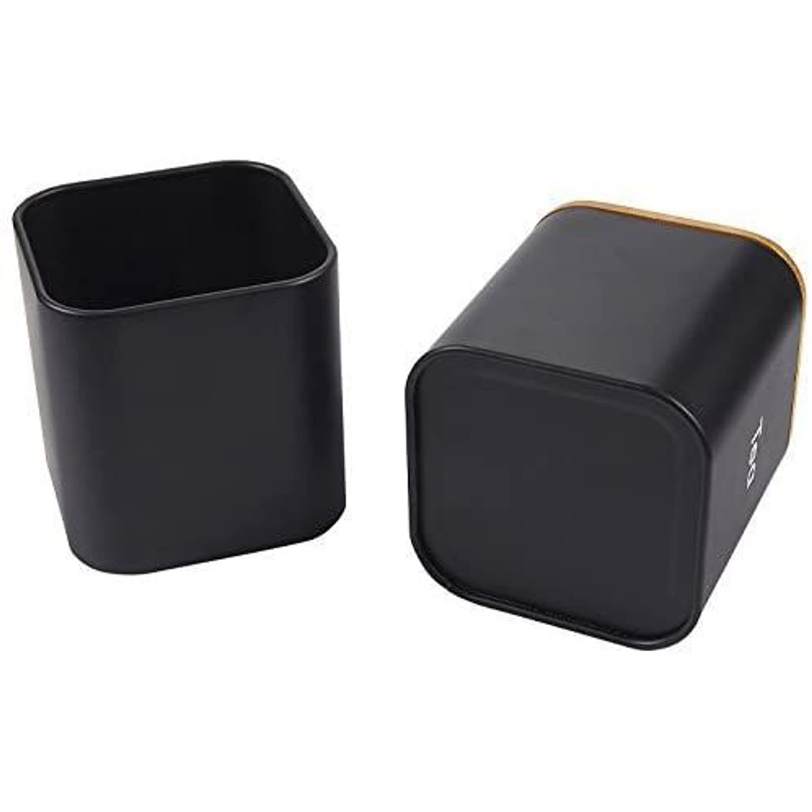 Juvale set de tres latas para té café y azúcar en mostrador.