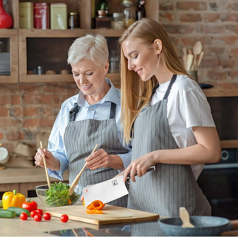 cleaver fácil de mantener y afilar con filo estable