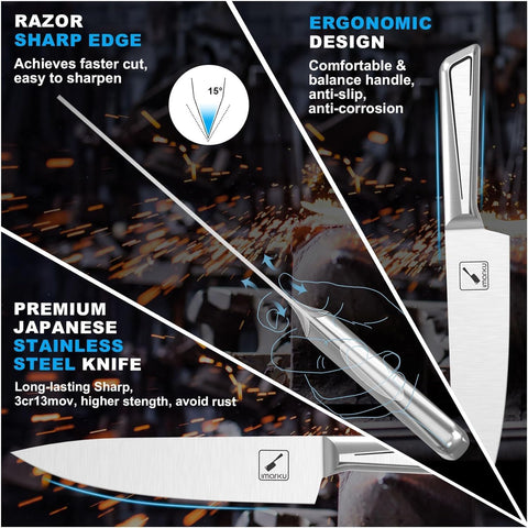 Conjunto de 14 piezas de imarku en estuche, ideal como regalo de cocina.