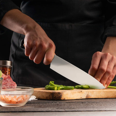Imarku cuchillo chef diseño ergonómico con mango Pakka
