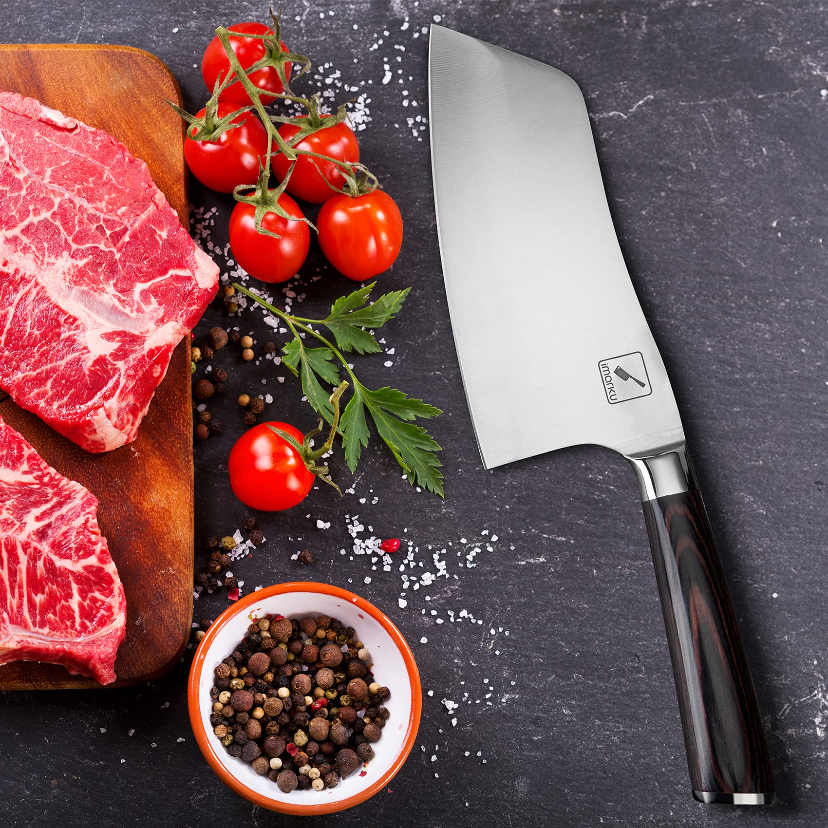 Imarku cuchillo corte carne, resistencia para deshuesar y trocear