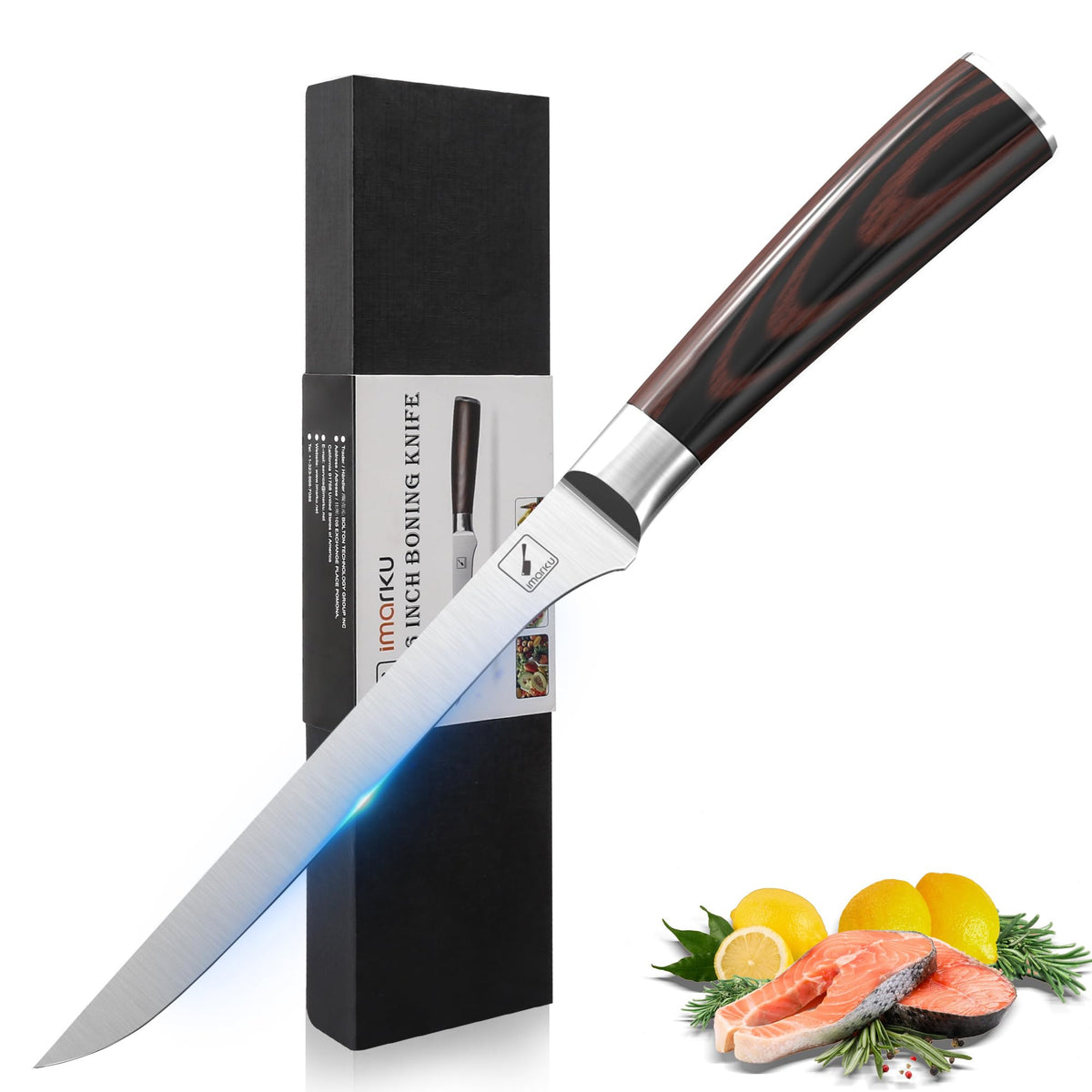 Cuchillo deshuesar imarku con hoja afilada precisa para cortes cercanos al hueso