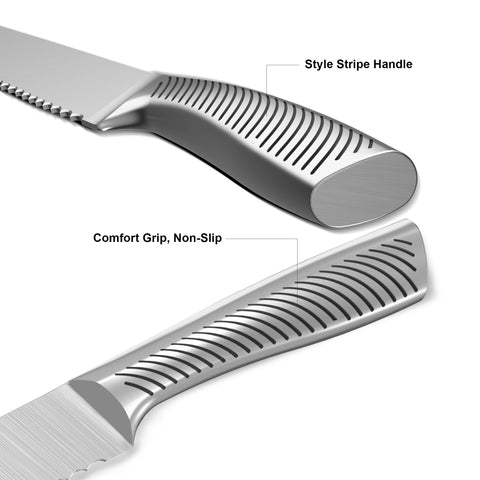 Uso versátil: pan, pasteles y frutas con el cuchillo Imarku