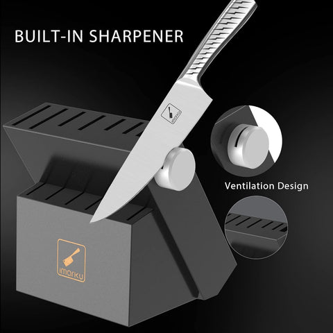 Cuchillo para pan imarku de 8 pulgadas, filo ancho para cortes limpios