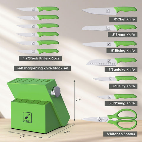 Cuchillo pelador imarku de 3.5 pulgadas para pelar pequeñas piezas