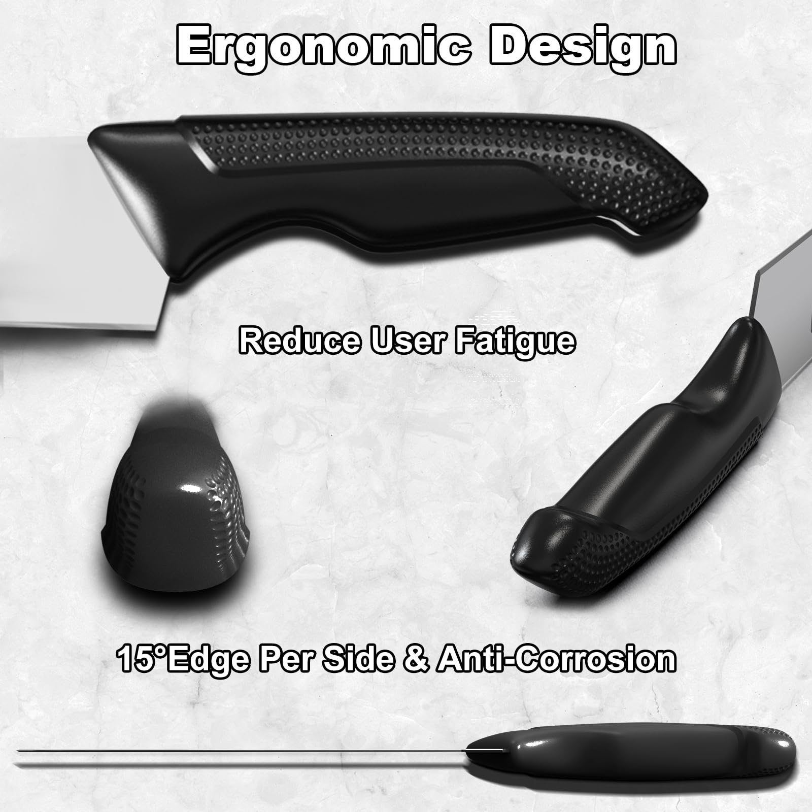 Cuchillo santoku imarku de 7 pulgadas ideal para verduras y carnes.