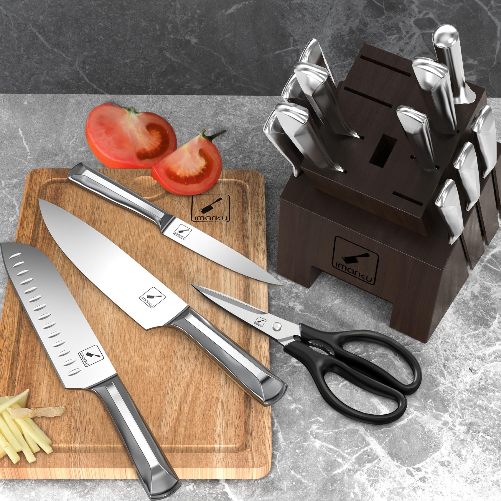 Tijeras de cocina Imarku para cortar hierbas y abrir paquetes.