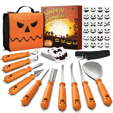 Kit imarku de tallado de calabaza, 36 piezas, ideal para principiantes con precisión
