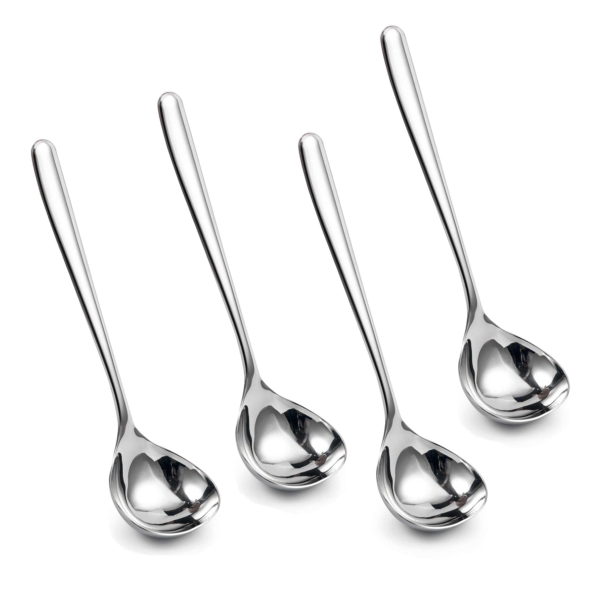 IMEEA Cucharón de salsa de 8 pulgadas para porciones precisas y salsas.
