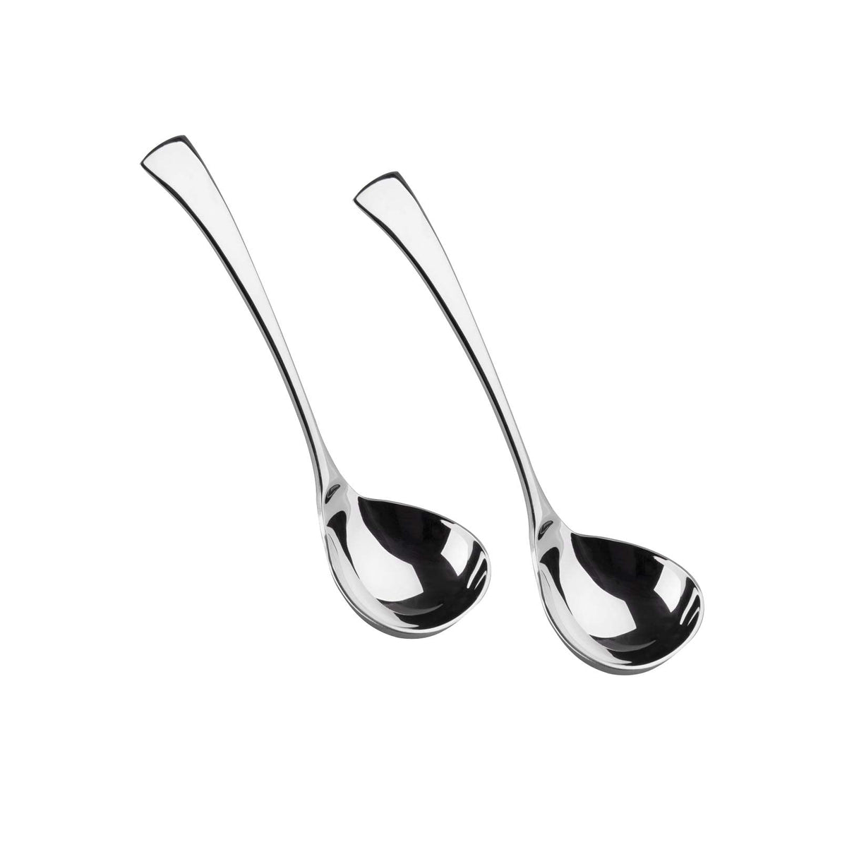 IMEEA Cucharón de salsa con acabado espejo, ideal para servir con estilo.