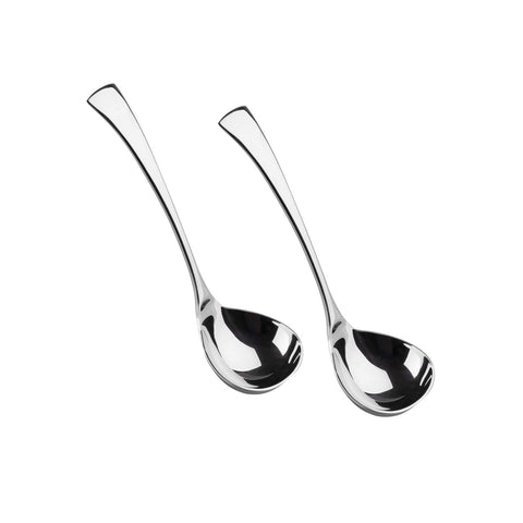 IMEEA Cucharón de salsa con acabado espejo, ideal para servir con estilo.