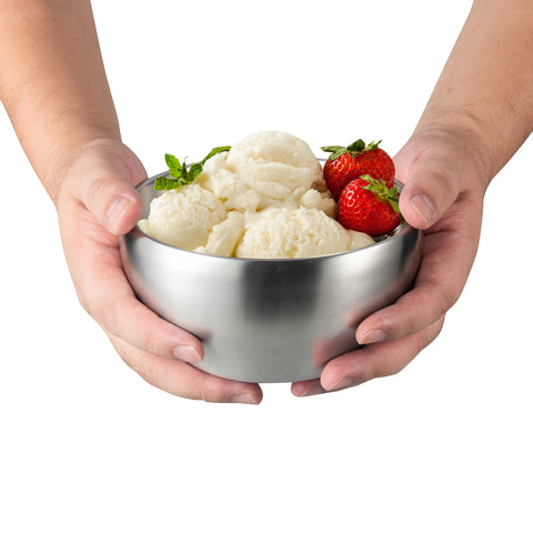 IMEEA cuenco para sopa de doble pared mantiene caliente y es cómodo al sostener.