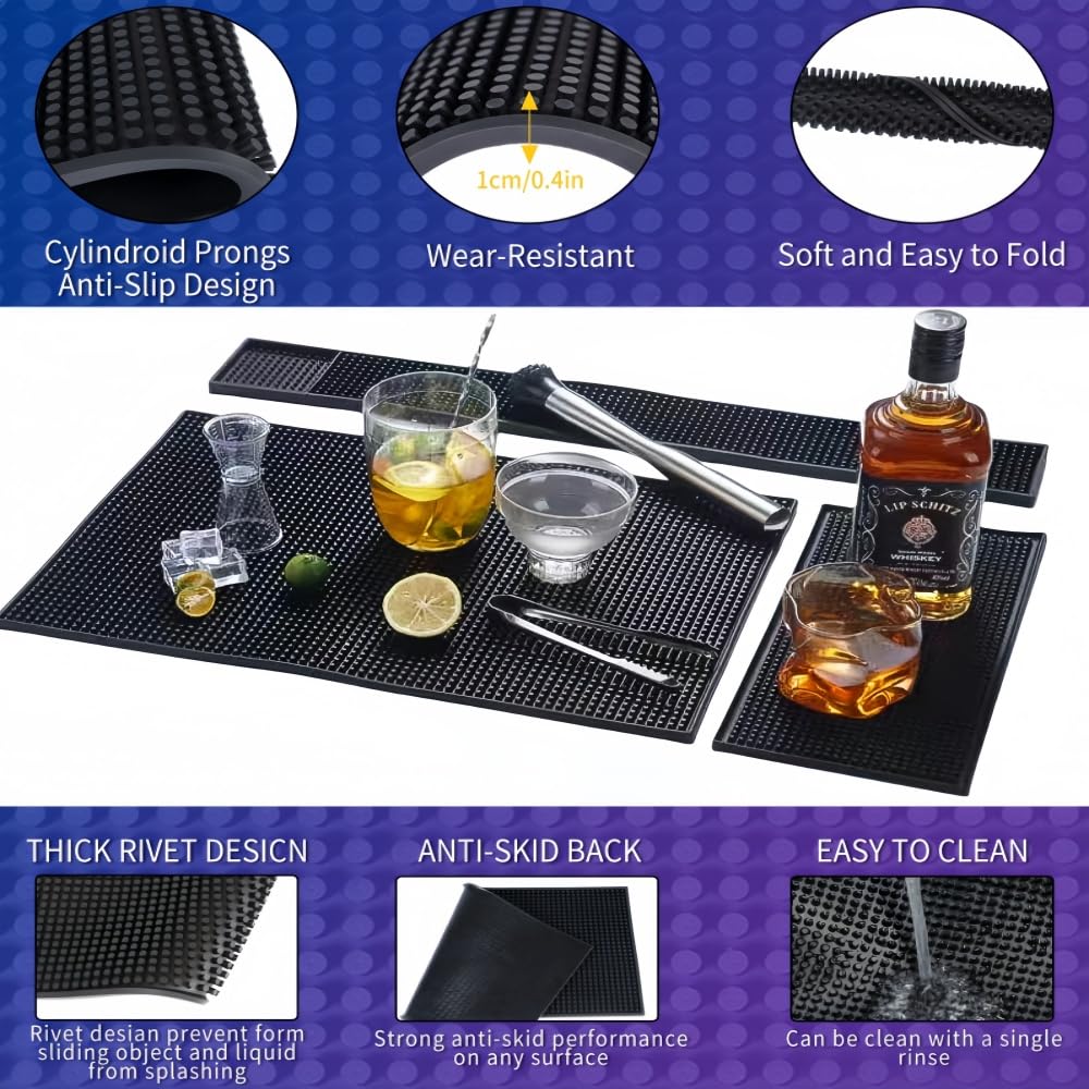 IMIYOKU tapetes para bar, superficie resistente que cuida la mesa.