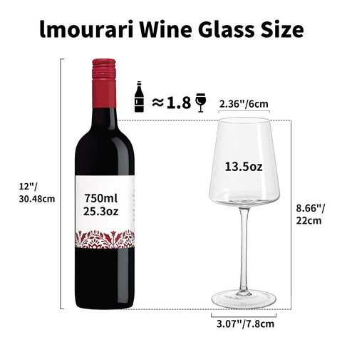 Copa Imourari con borde fino para decantar aromas sutiles.