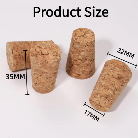 El tapón cónico de madera Impnit ofrece cierre seguro para botellas.
