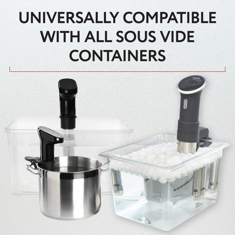 IMPRESA bolas sous vide distribución uniforme del calor para resultados consistentes