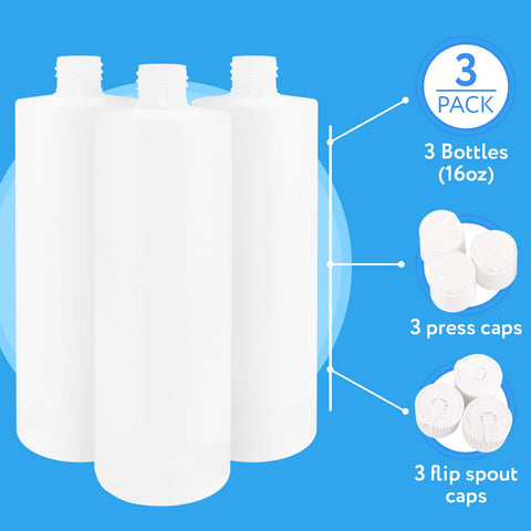 Conjunto IMPRESA de 3 botellas para cocina y condimentos