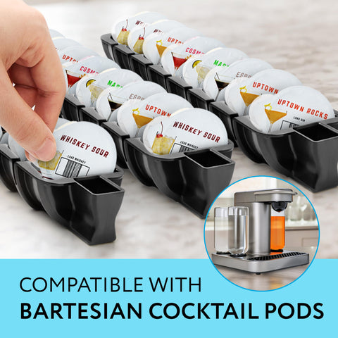 IMPRESA Organizador con diseño elegante que complementa la barra
