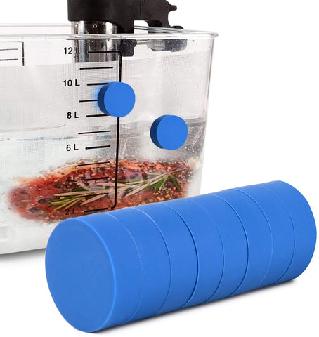 IMPRESA clips azul: clips de silicona para sous vide que mantienen bolsas sumergidas.