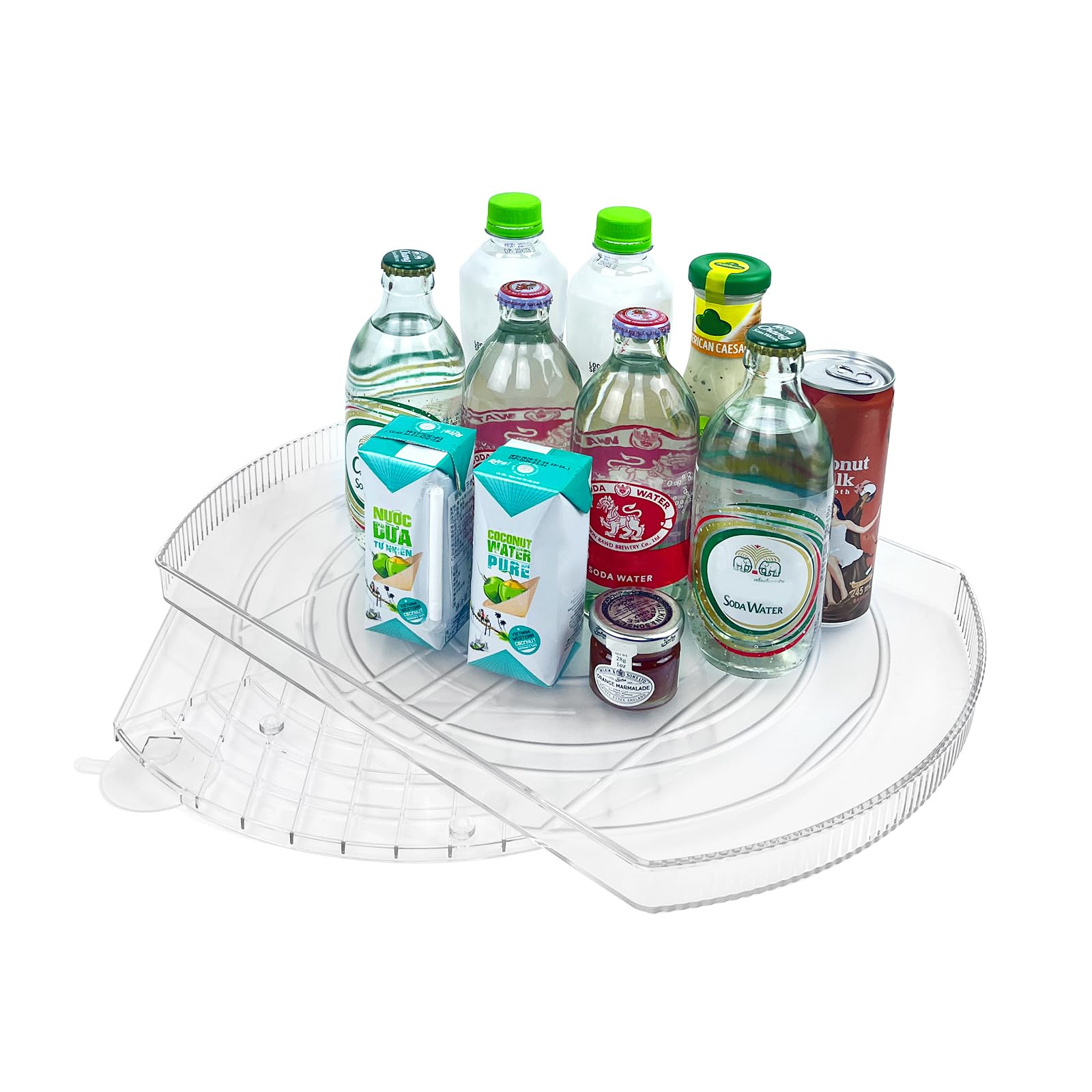 Incostar bandeja giratoria 360° para frigorífico: acceso rápido a todo