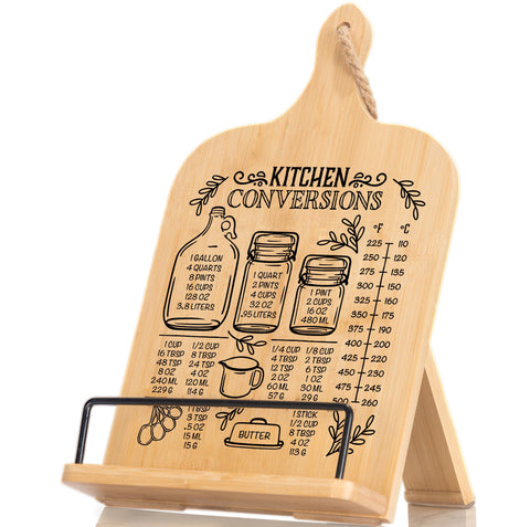 Indirewash soporte-recetas con tabla de conversiones para medir ingredientes con precisión