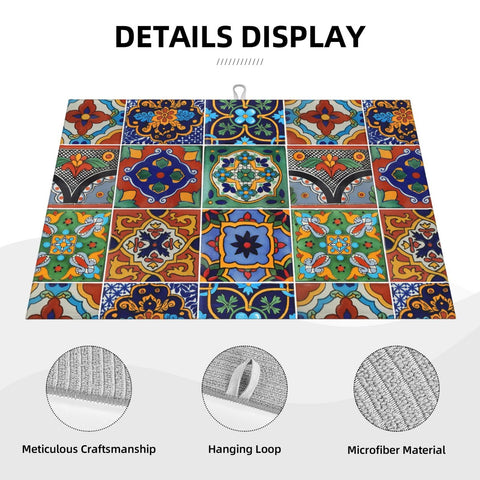 Talavera indokyeyqaz, placa de secado grande para electrodomésticos y vajilla.