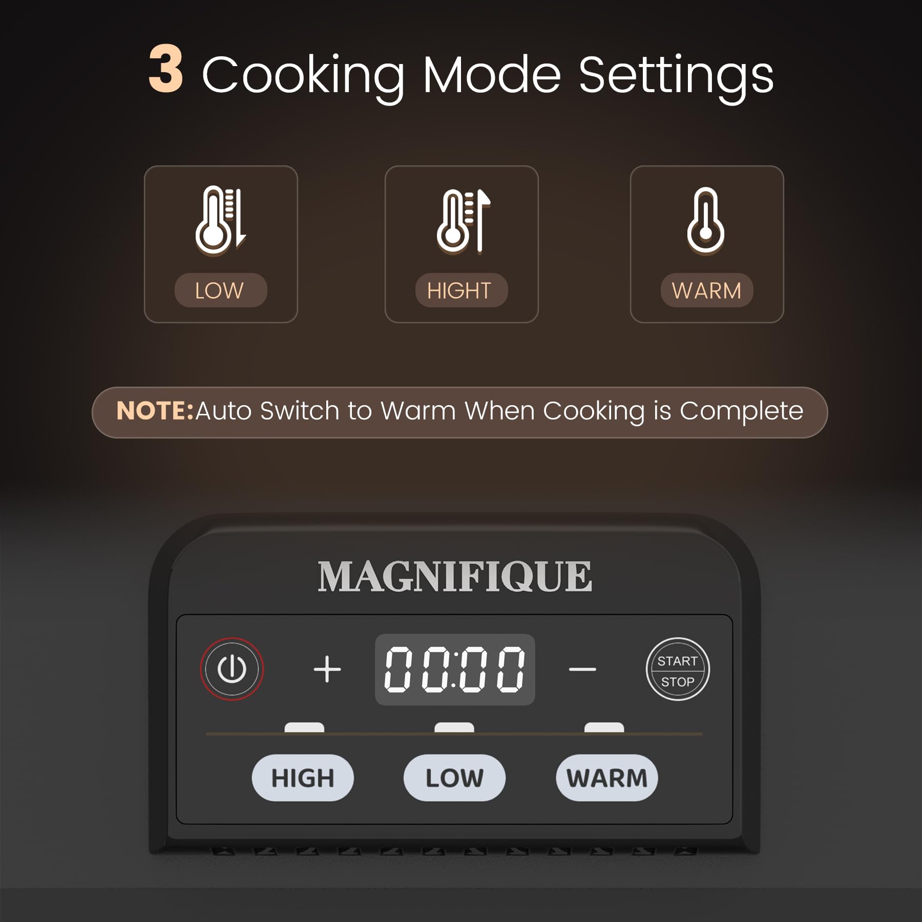 indy vac mango doble mano facilita mover la cazuela caliente.