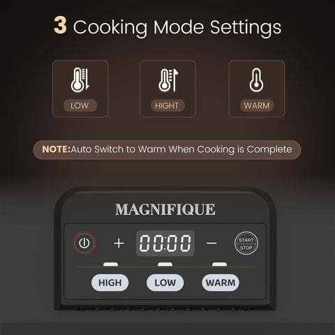 indy vac mango doble mano facilita mover la cazuela caliente.