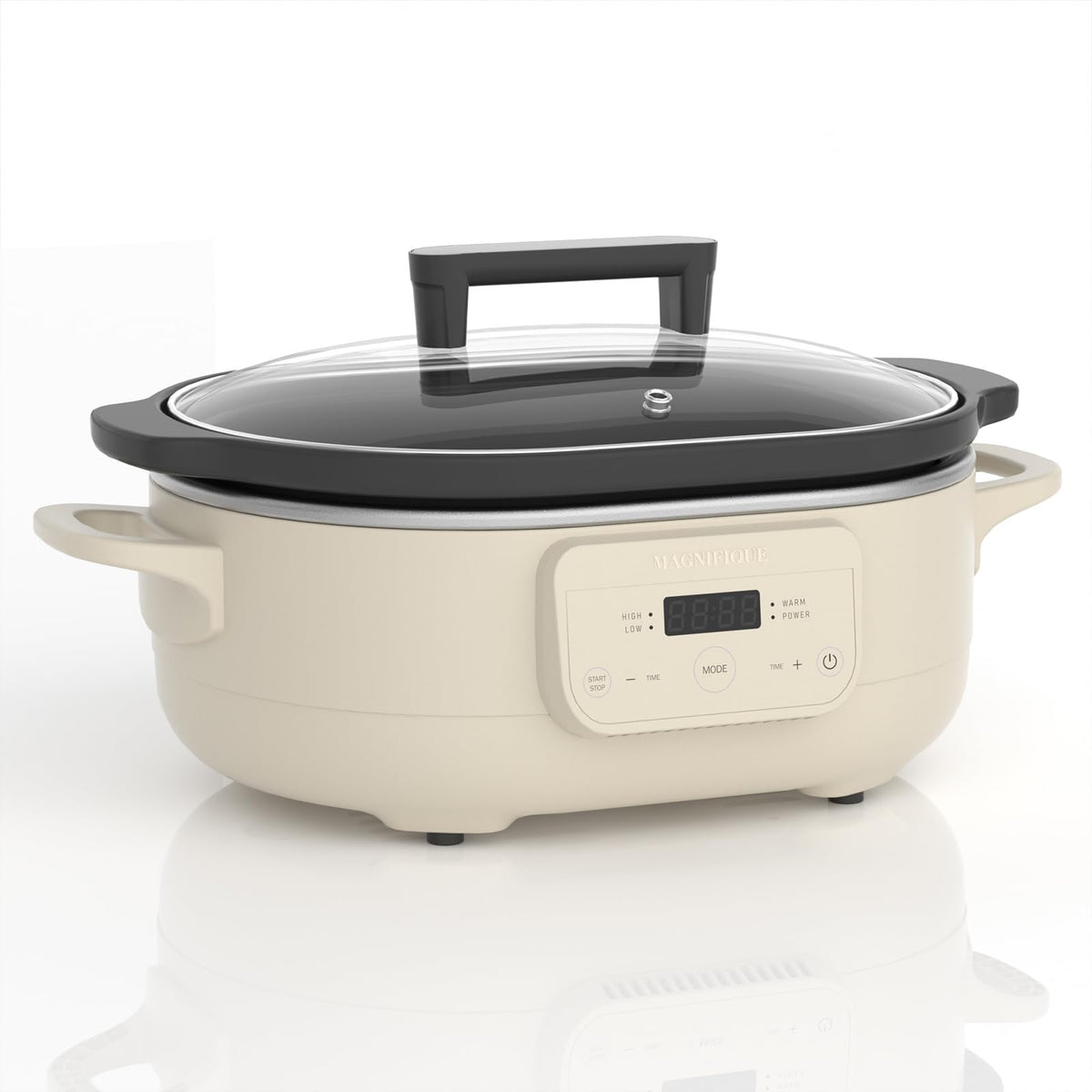 INDY VAC Magnifique: olla lenta de 6 cuartos con cocción programable para cenas fáciles.