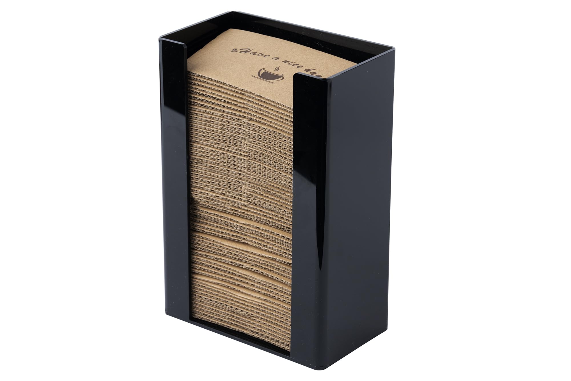 Inevibe porta mangas para taza de café en sistema vertical, acceso rápido.
