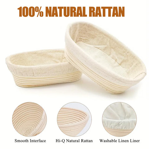 Ineyger Diseño artesanal en ratán natural para hogazas únicas