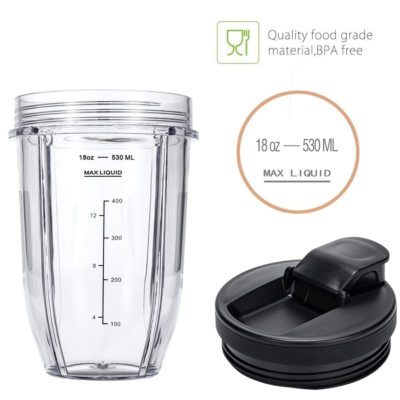 INFIAURO copa 18 oz apta para lavavajillas, fácil de limpiar.