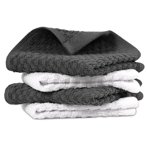 Infinitee Xclusives paño de cocina terry 12x12, ultra suave y absorbente.
