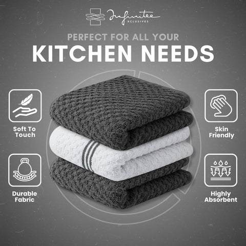 Toallas Infinitee Xclusives aptas para lavado y reutilización.