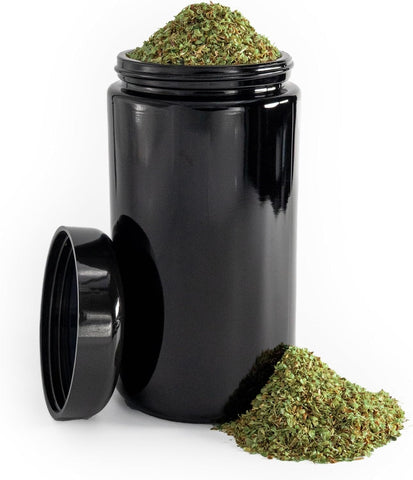 Infinity Jars 500ml con vidrio ultravioleta protege ingredientes y aromas
