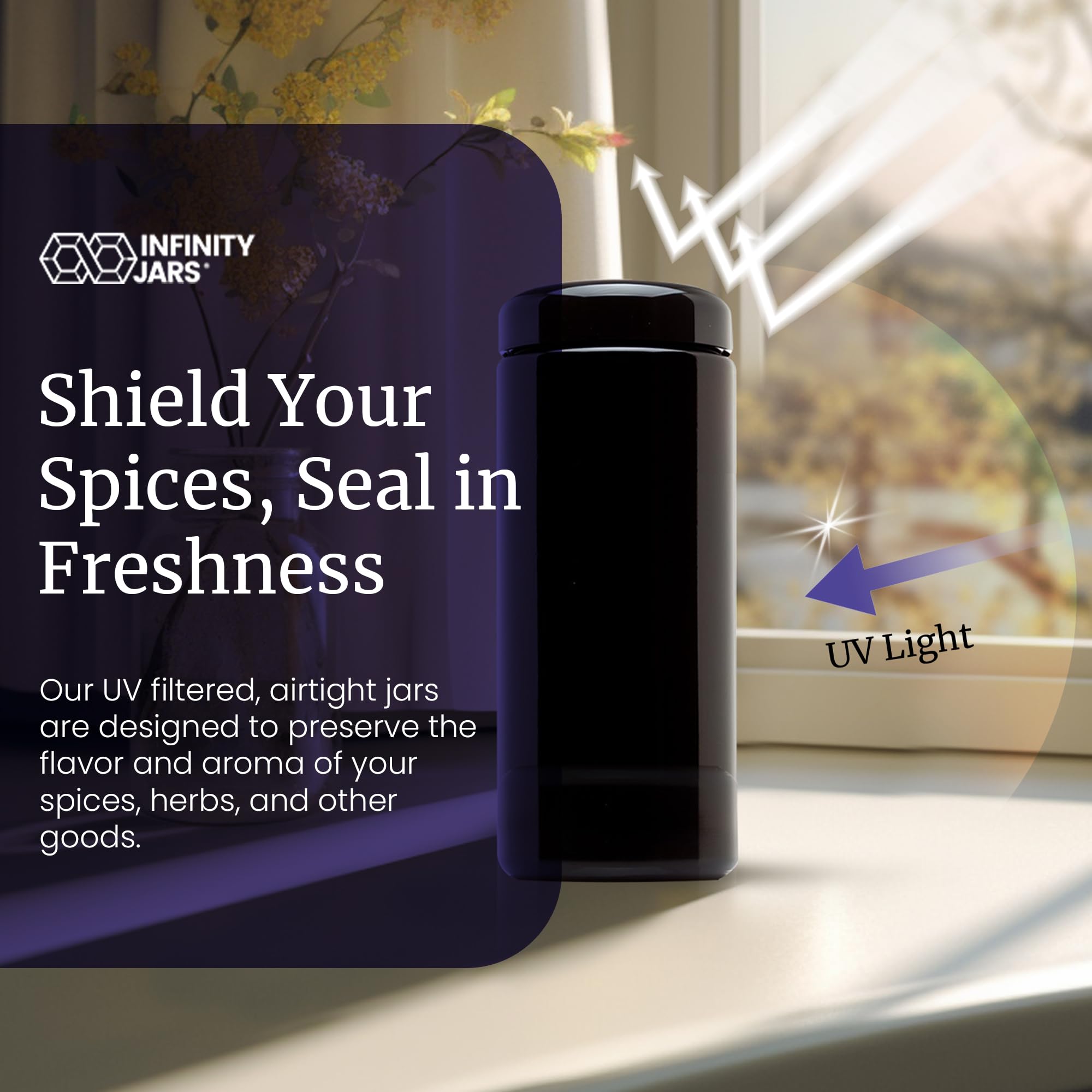 Infinity Jars, sello ayuda a retener aromas