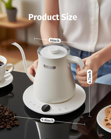 INFOOD uso-diario-hervidor facilita tener agua lista para té y café.