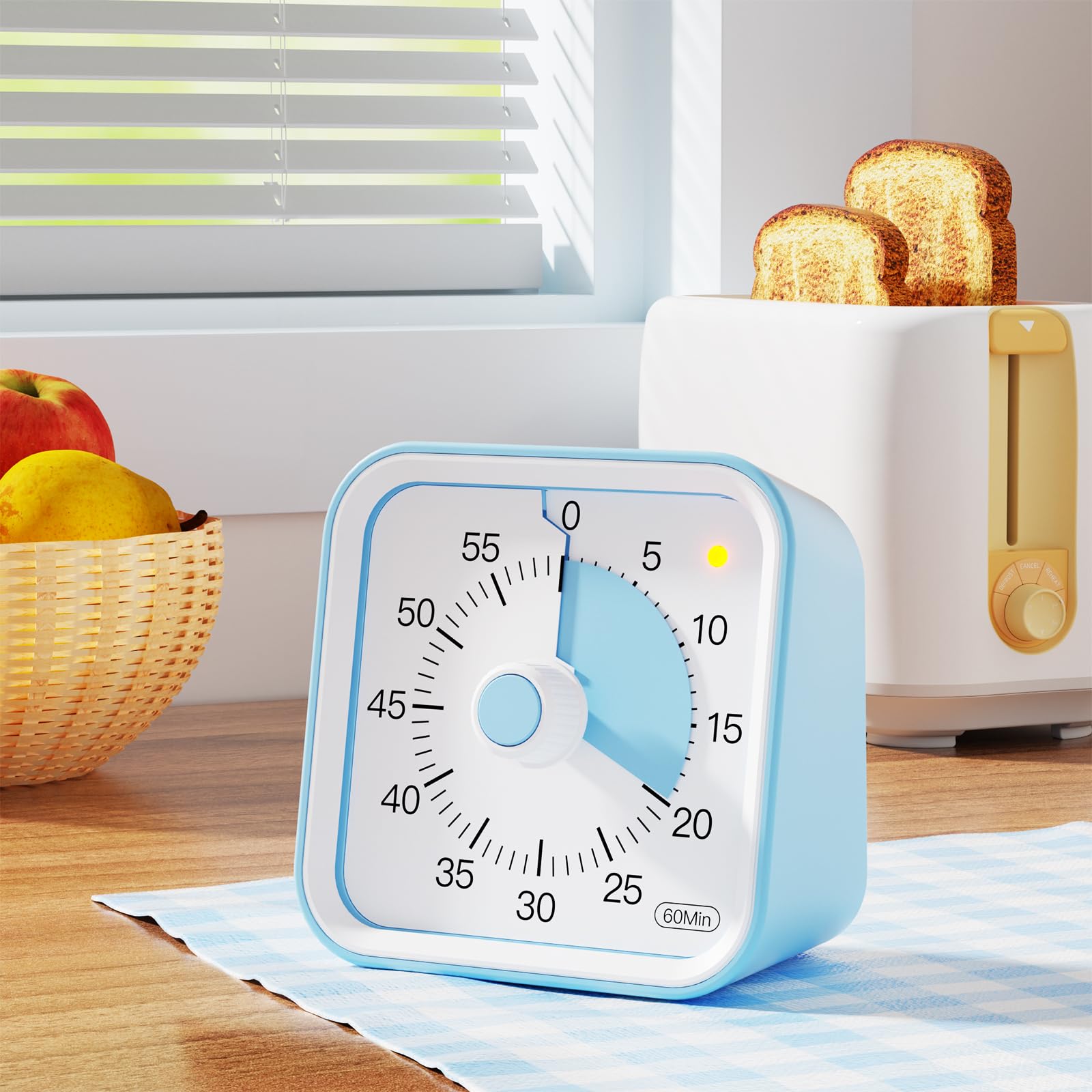 Temporizador visual InfPokid de 60 minutos para cocina.