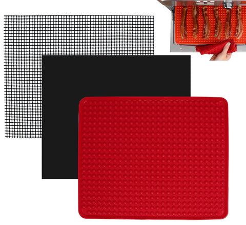 INFRAOVENS mat de silicona 9x11 protege rejillas y facilita limpieza diaria.