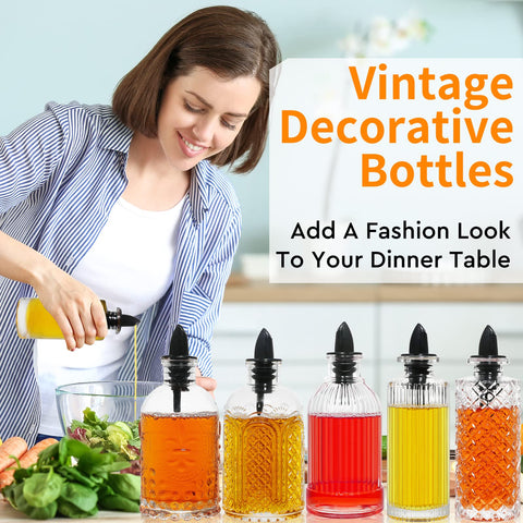 INFTYLE vidrio embellecido con diseño vintage para la barra
