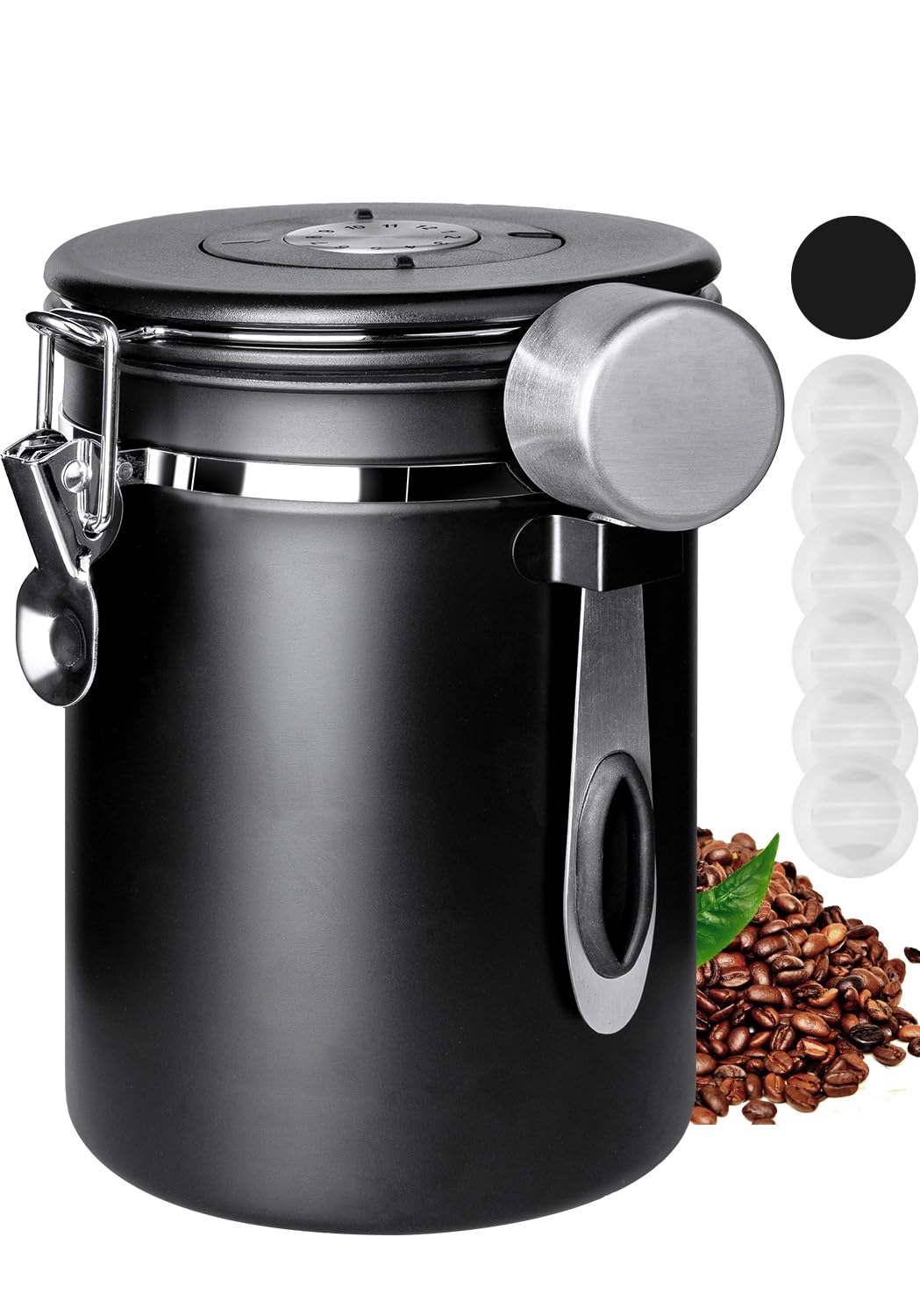 INFTYLE Lata de café con cierre hermético mantiene el aroma por más tiempo.