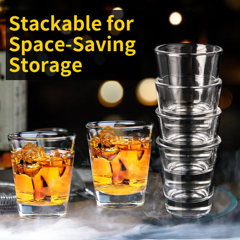 Vasos INFTYLE para whisky, tequila, vodka y licores