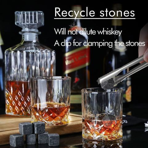 INFTYLE vasos whisky 300ml, cristal limpio y diseño diamantado para brindis elegantes.