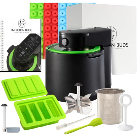 Infusion Buds: máquina infusora 3 en 1 en primer plano para infusionar en casa.