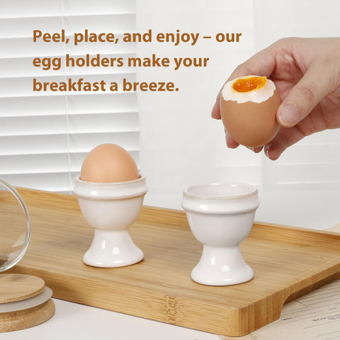 INGOFIN portahuevos ceramicos, perfecto para camping y picnic.