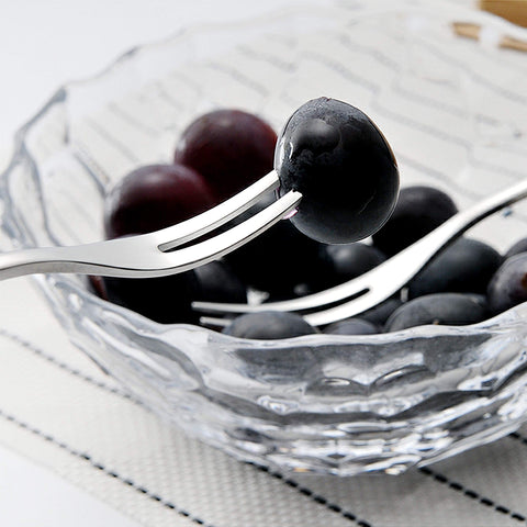 Inheming tenedores multifuncionales para frutas, postres y aperitivos.