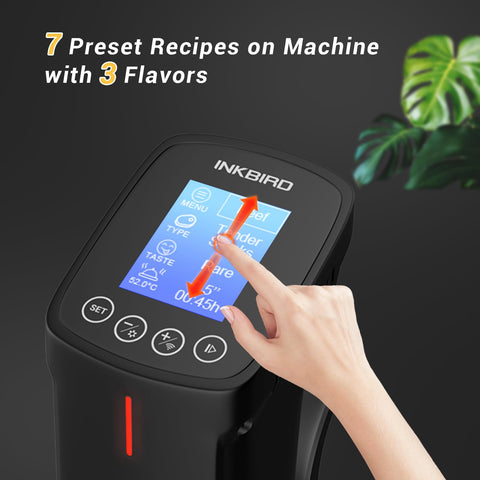 Rango de temperatura 25–99 °C con precisión para sous vide