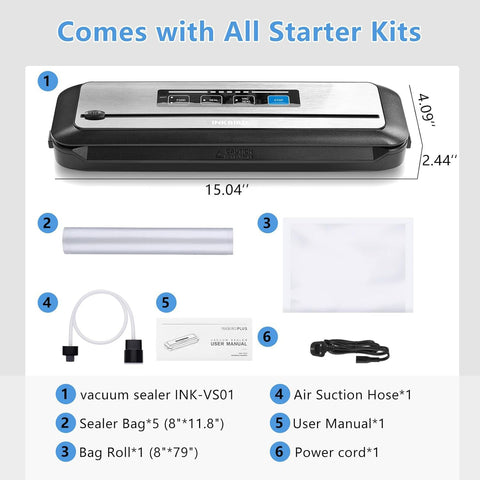 Manguera de aire Inkbird para sellados más completos