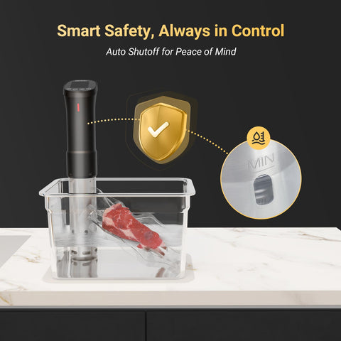 Inkbird Sous Vide: funcionamiento silencioso para cocina tranquila.