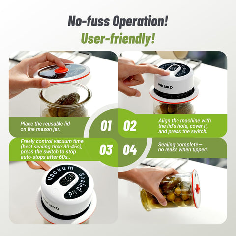 Inkbird uso portátil en cocina o exterior para sellar alimentos